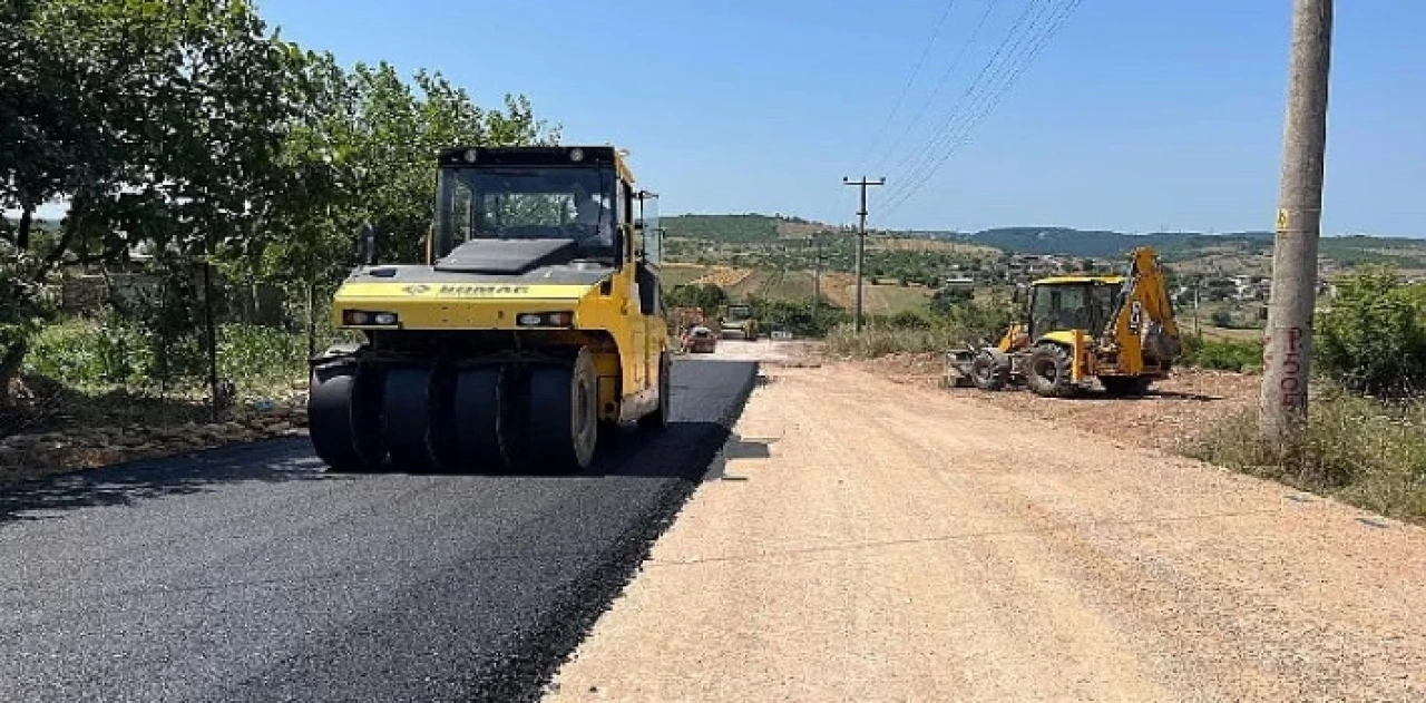 Körfez Alihocalar yolu asfaltlandı