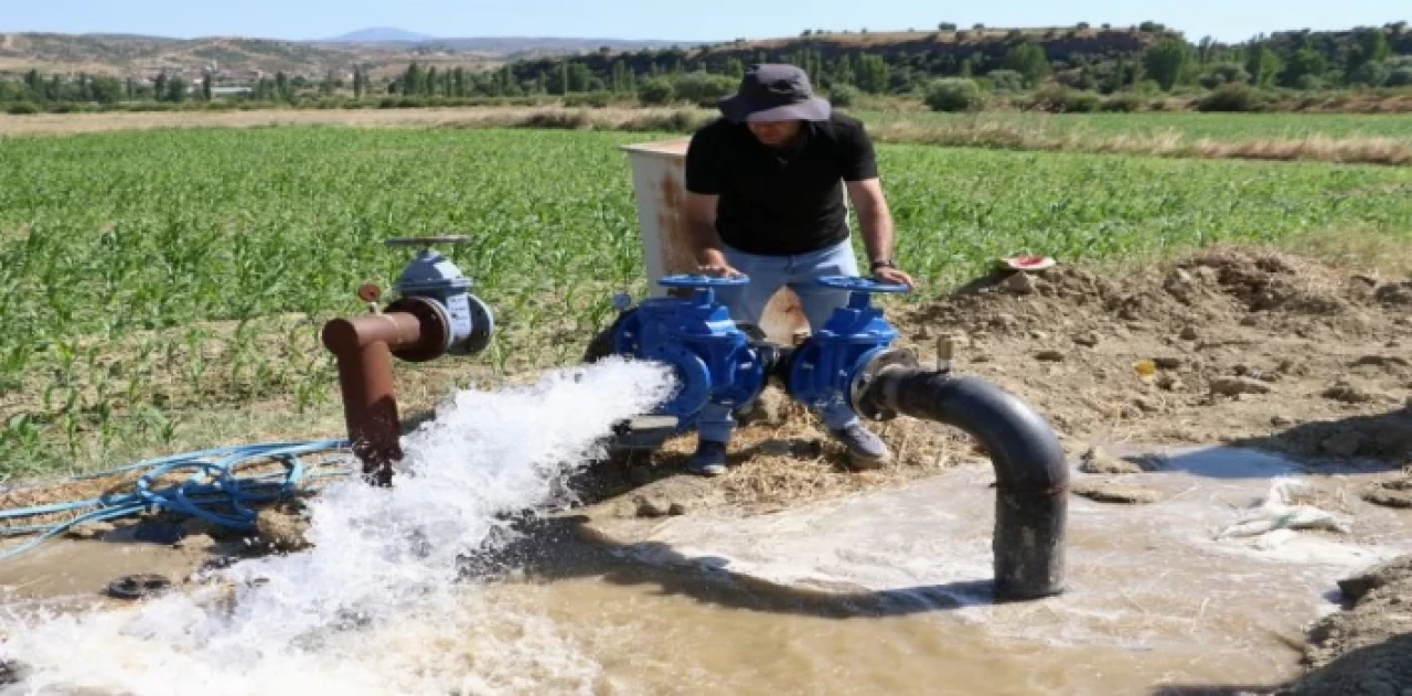 Manisa Kula’da içme suyu hattında test aşamasında