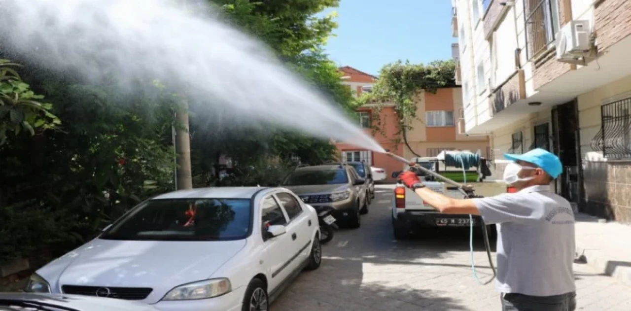 Manisa’da haşereyle mücadele sürüyor