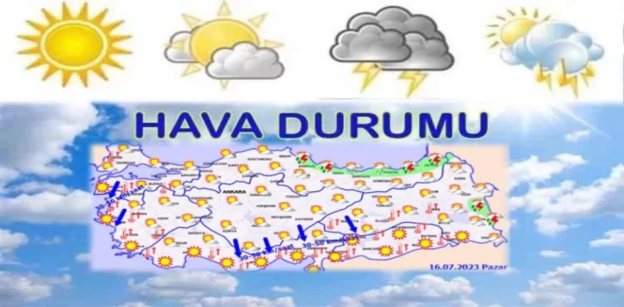 Meteoroloji’den sıcak hava ve yağış uyarısı