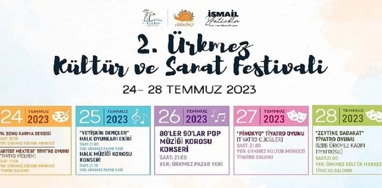 Ürkmez’de festival zamanı