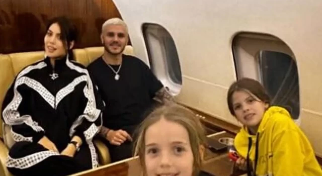 Wanda Nara paylaştı: Icardi, İstanbul'a doğru yola çıktı