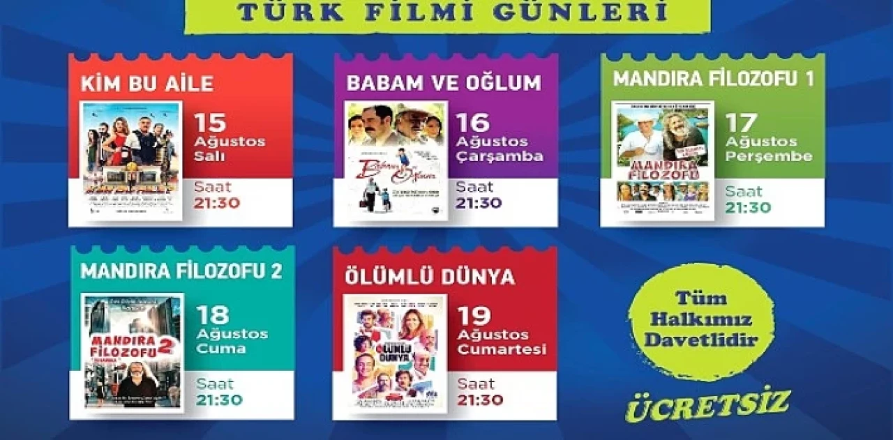 Bergama Belediyesi “Yazlık Sinema Günleri” Başlıyor