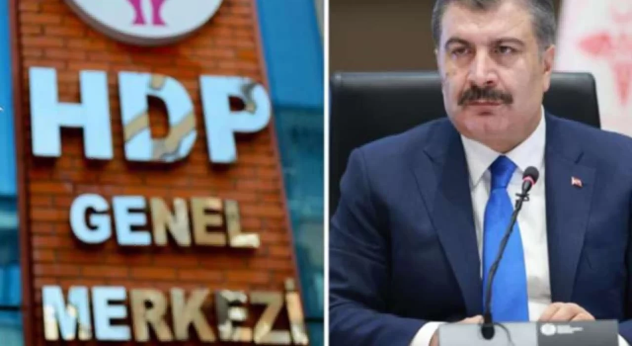 HDP'den Bakan Koca'ya 'e-Reçete' tepkisi: Kürtçe nerede?