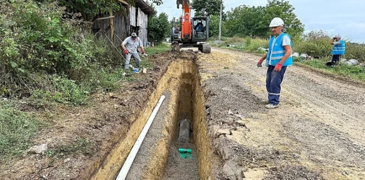 İSU, İzmit Kurtdere Mahallesi’ne Yeni İçme Suyu ve Kanalizasyon Hattı Yapılıyor