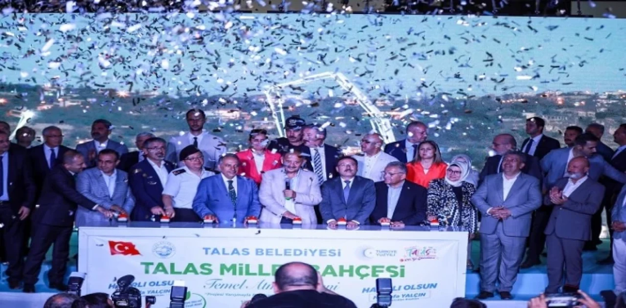 Kayseri Talas Millet Bahçesi’ne ilk harç