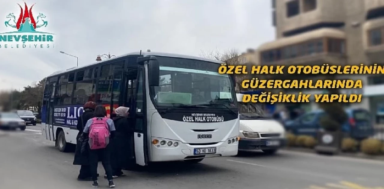 Özel Halk Otobüsü güzergahlarında geçici değişiklik