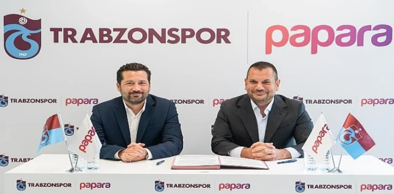 Papara ve Trabzonspor stadyum isim hakkını da içeren sponsorluk anlaşmasını imzaladı