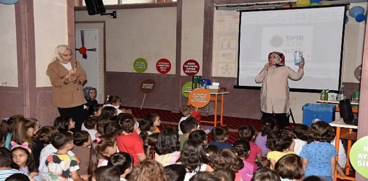 Selçuklu Belediyesi’nden Cami ve Yaz Kur’an Kurslarında Sıfır Atık Eğitimi