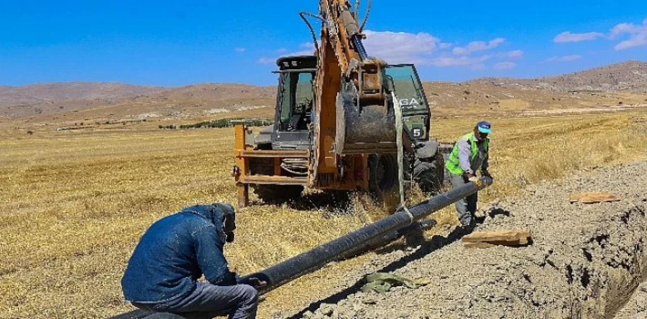 Avdan ve Beğiş mahallelerinin içme suyu hattı yenileniyor