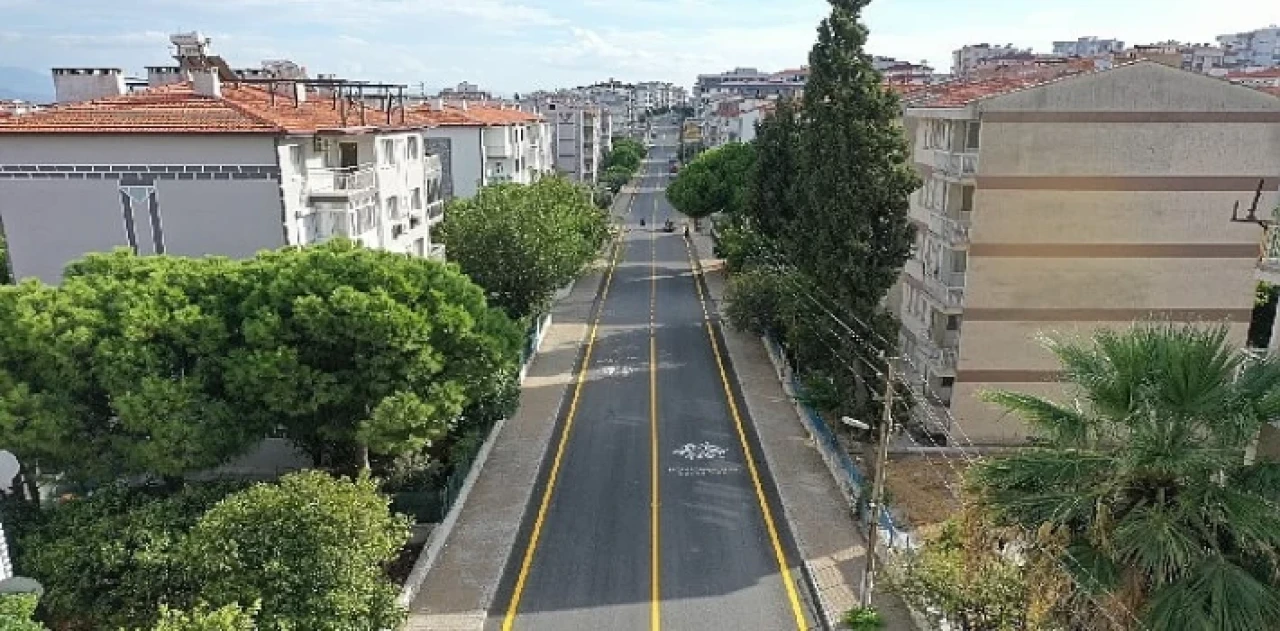 Aydın Büyükşehir Belediyesi Söke Milli Egemenlik Caddesi’ni baştan sona yeniledi