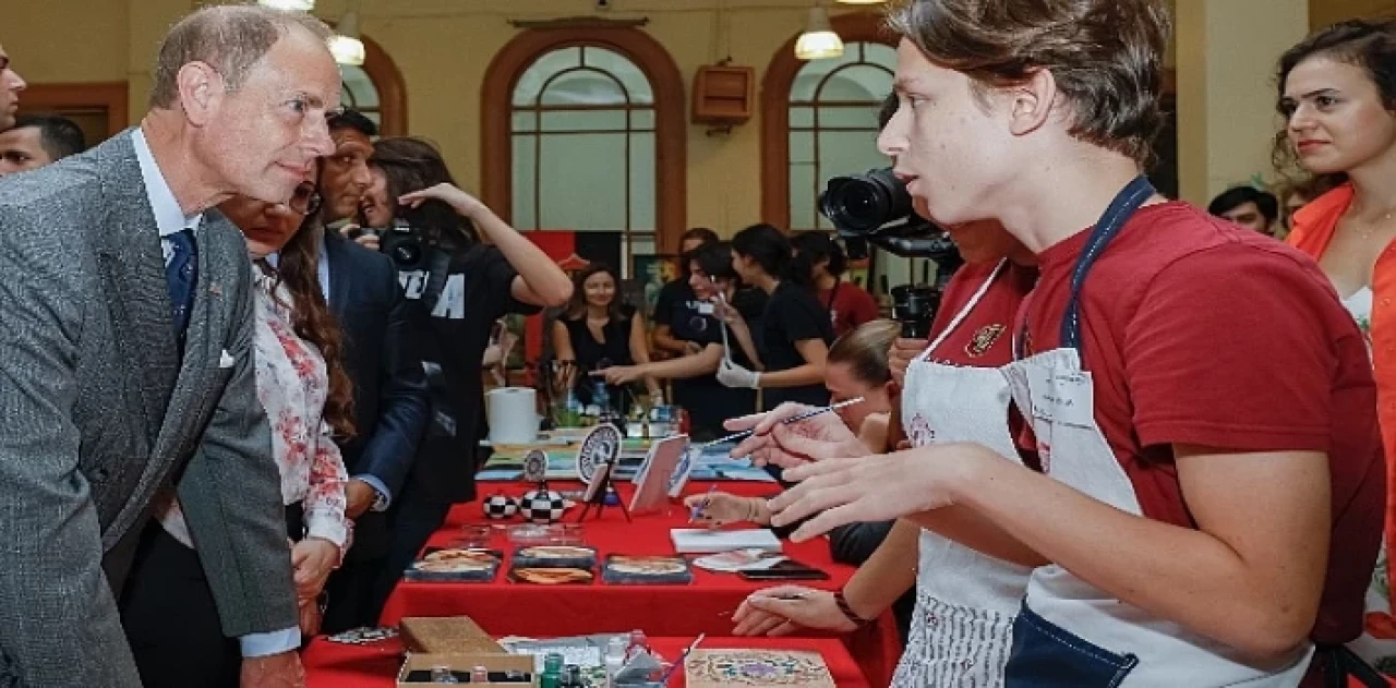 Birleşik Krallık Edinburgh Dükü Prens Edward, Kabataş Erkek Lisesi’nde Türk Gençleriyle Buluştu