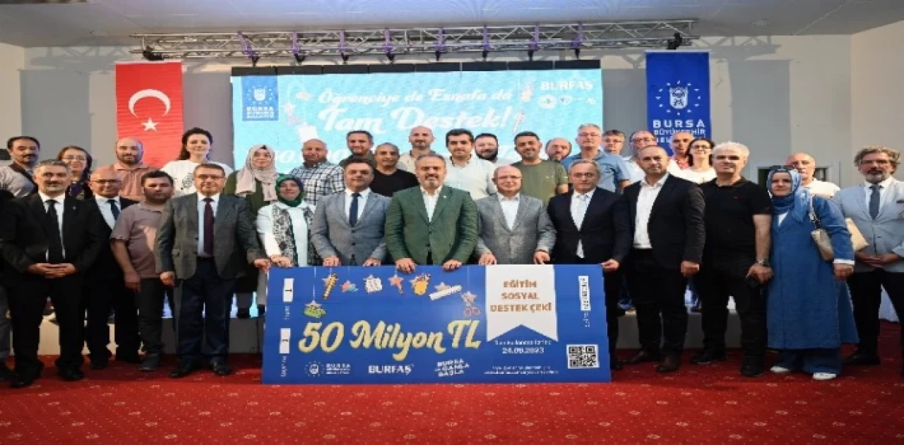 Bursa’dan eğitime 50 milyon TL’lik destek