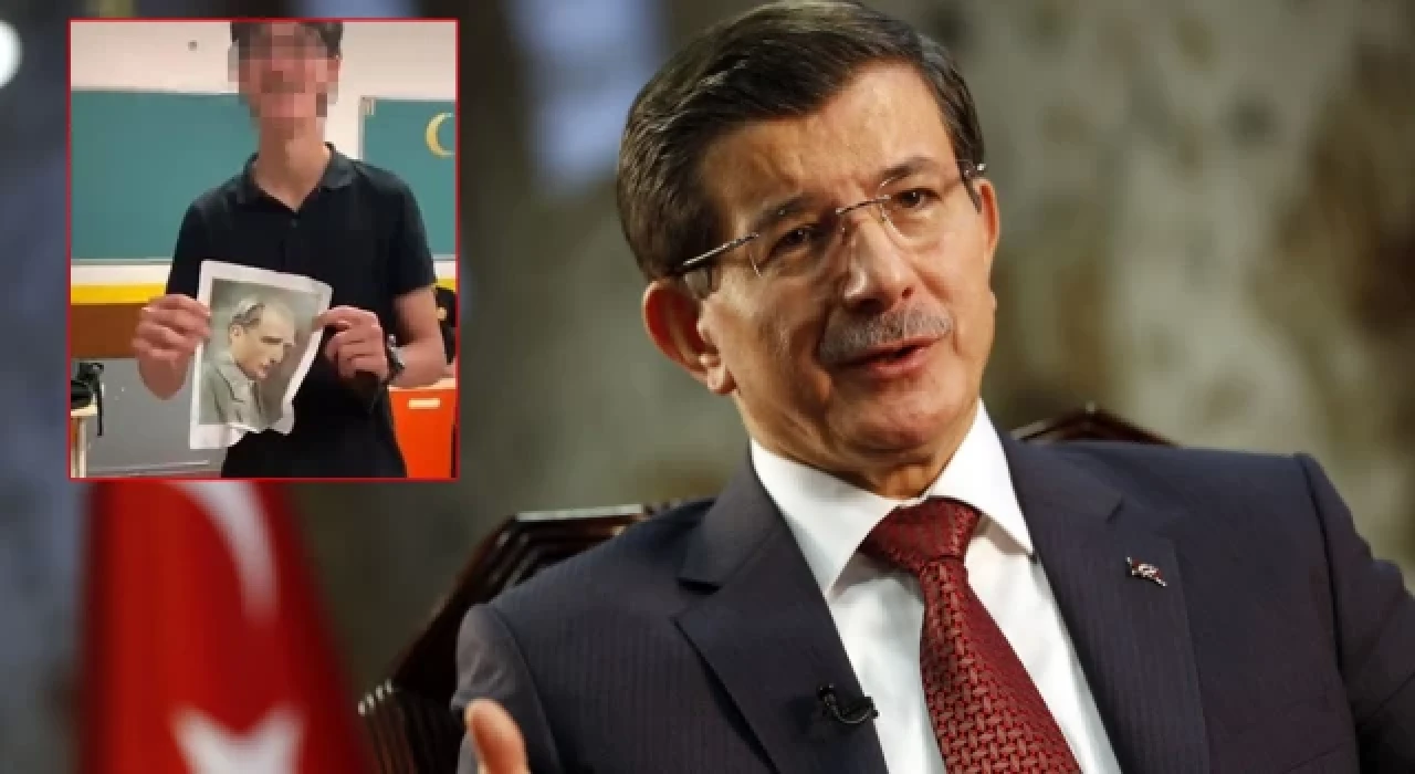 Davutoğlu’na göre Atatürk’e hakaret varsa ‘yeri hapis değil’, Erdoğan’a hakaret varsa ‘makama saygı göstermeli’