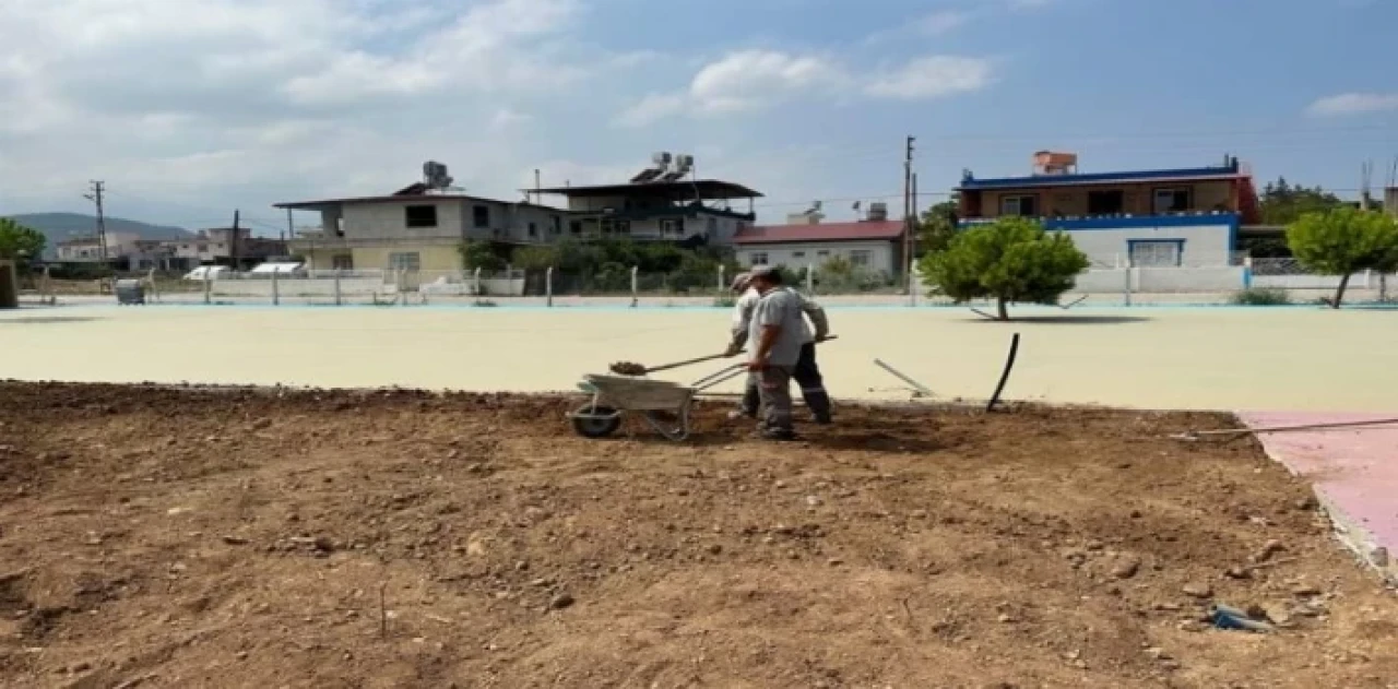 Hatay’da yeşil alanlar düzenleniyor