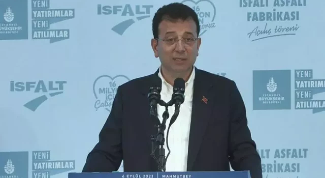 İmamoğlu: Bir ayda yağan yağmurun üzerinde yağışı iki saatte aldık