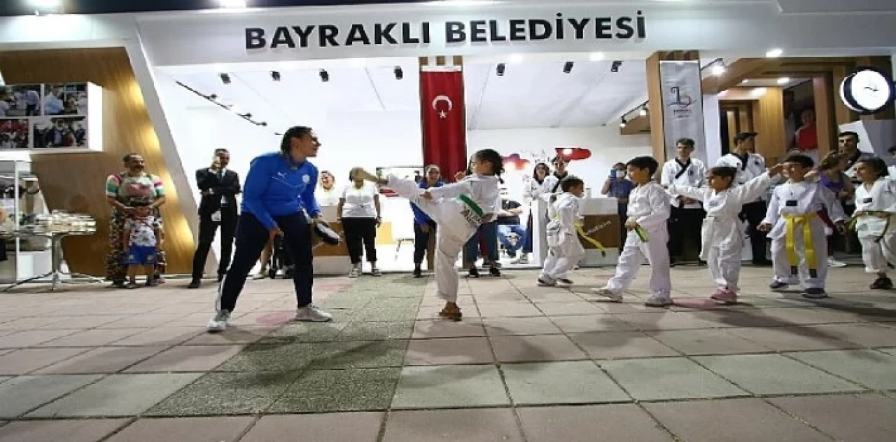 İzmir Fuarı’nda Bayraklı Belediyesi fark yarattı