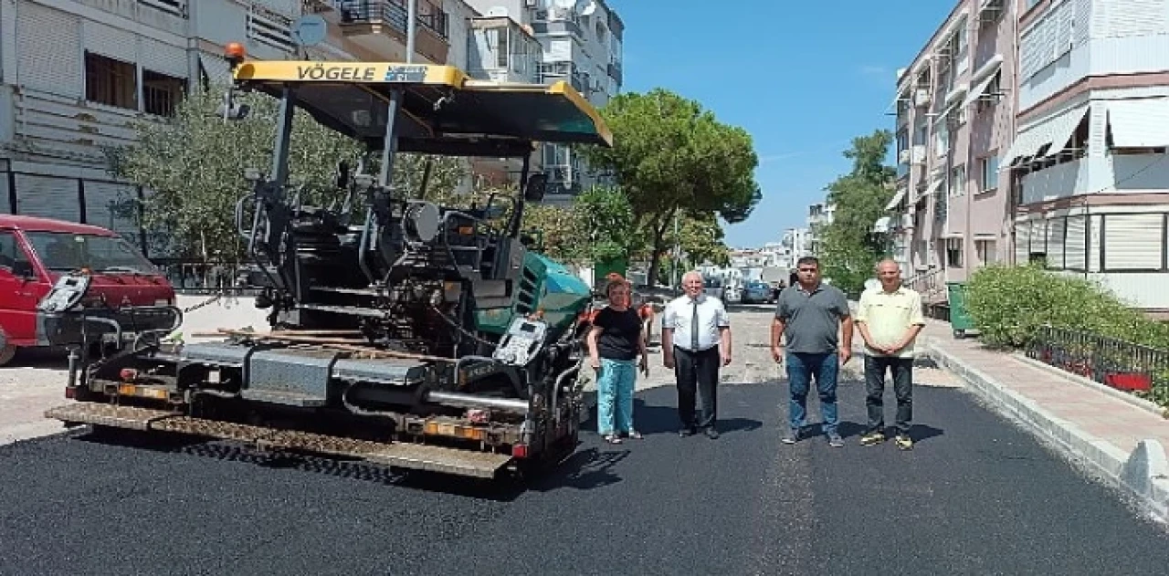 Karabağlar’da asfalt çalışmaları hız kesmedi