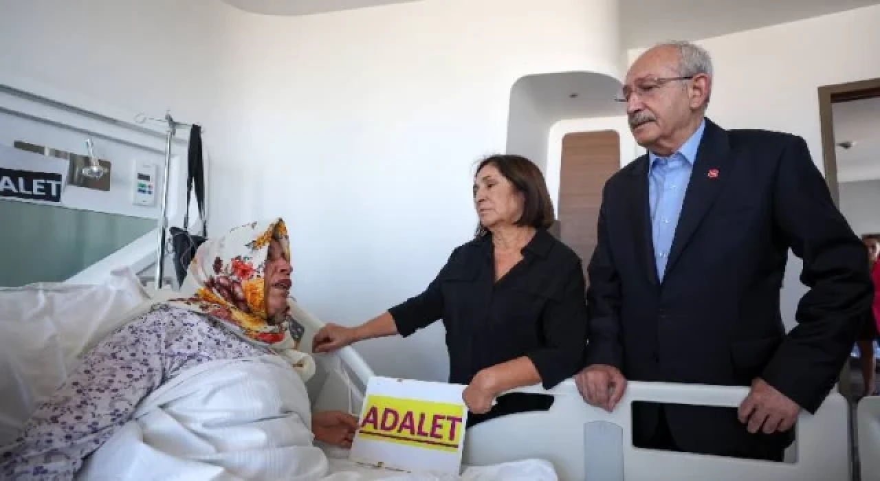 Kılıçdaroğlu, ameliyat olan Emine Şenyaşar’ı ziyaret etti