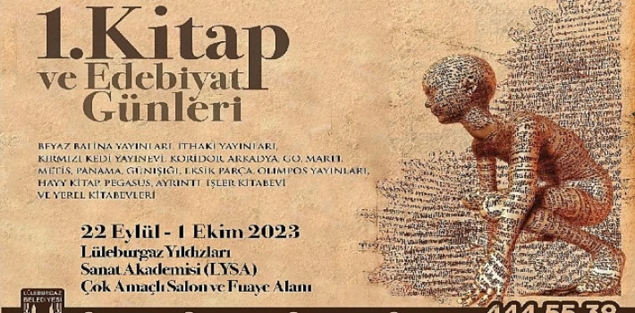 Lüleburgaz’da 1. Kitap ve Edebiyat Günleri başlıyor!