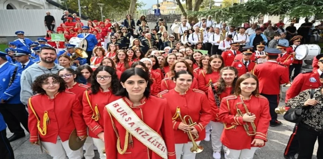 Uluslararası Bandolar Festivali Bursa’yı renklendirdi