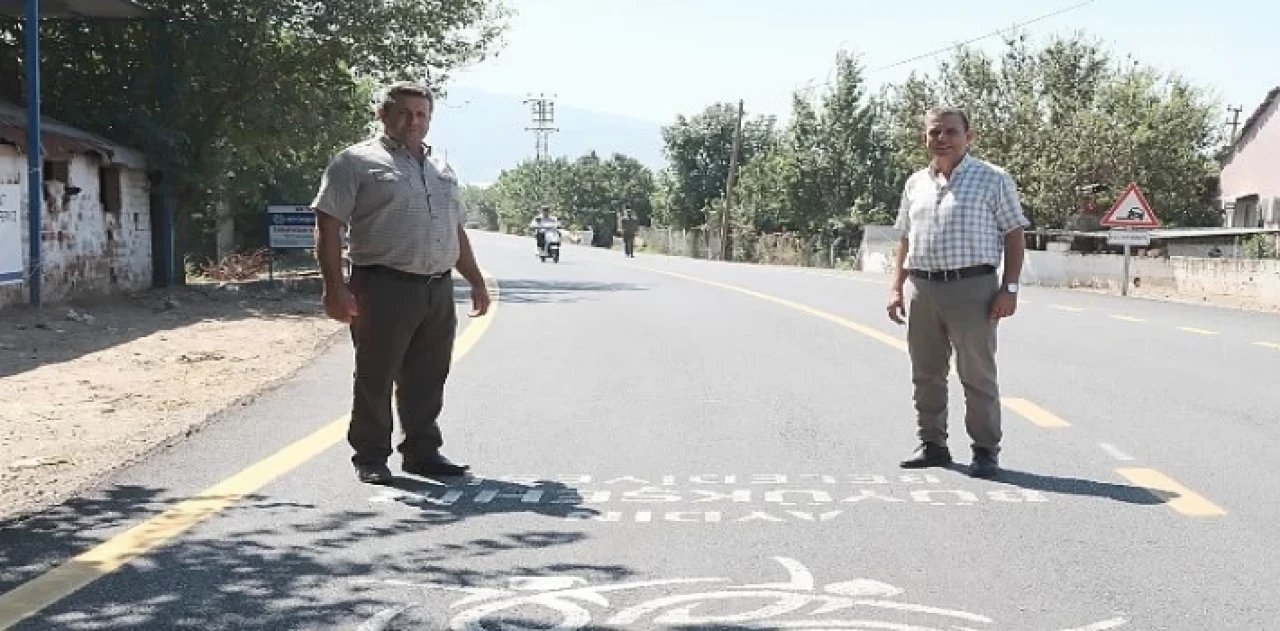 Umurlu ve Armutlu Mahalle sakinleri yapılan hizmetler için Başkan Çerçioğlu’na teşekkür etti