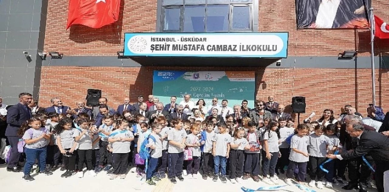 Üsküdar Yeni Öğretim Yılına Şehit Mustafa Cambaz İlkokulu açılışıyla başladı