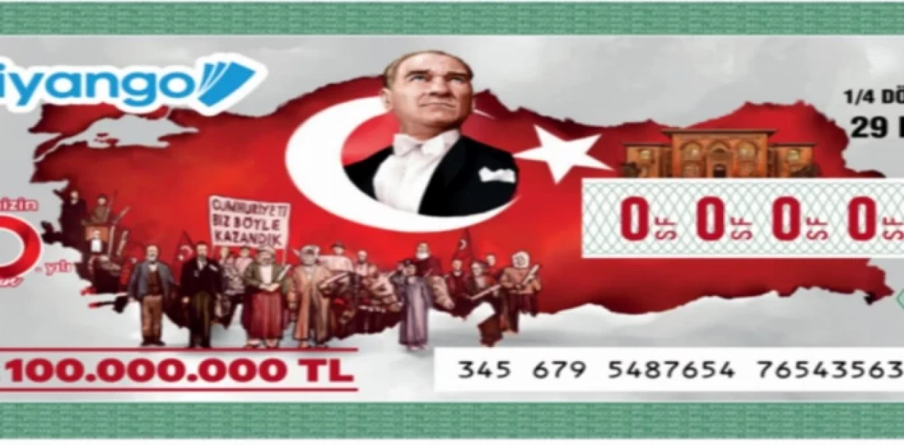 29 Ekim’e özel ikramiye 100 milyon TL!