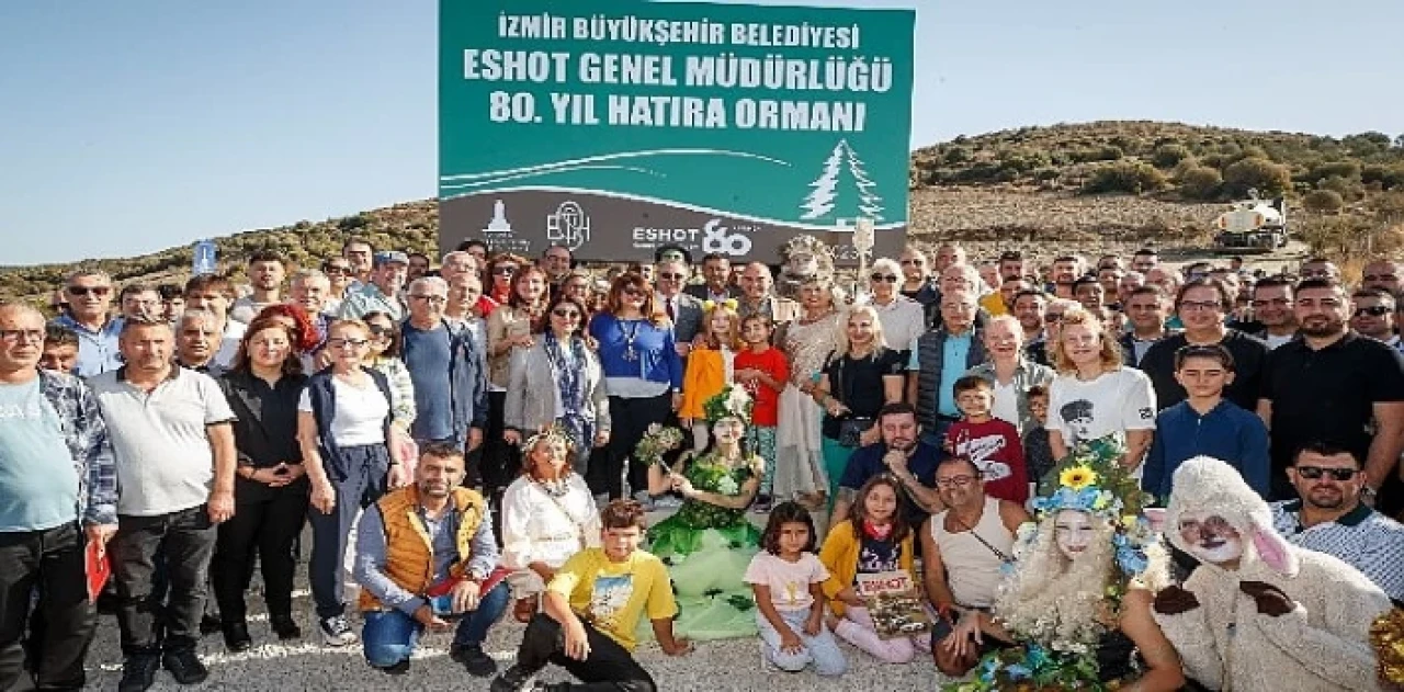 Cumhuriyetin 100’üncü yılında İzmir’e ESHOT Ormanı