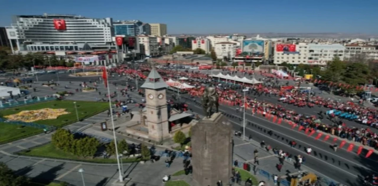 Kayseri’de 100’üncü yıla görkemli kutlama