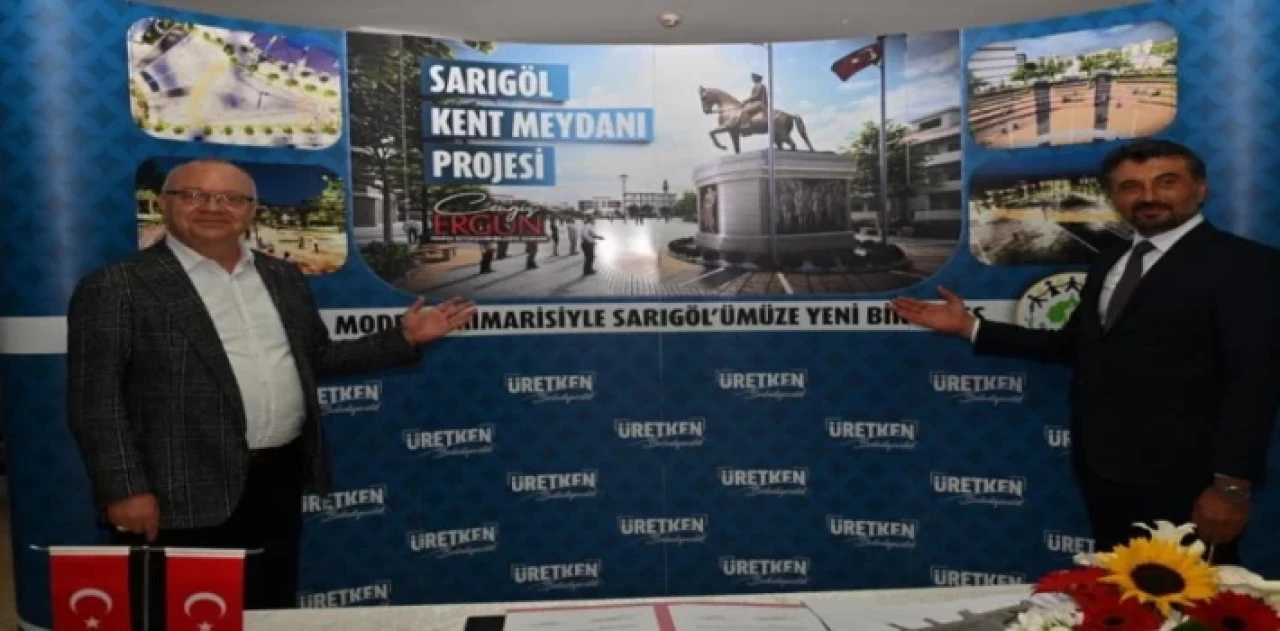 Manisa Sarıgöl’ün Kent Meydanı için yer teslimi tamam