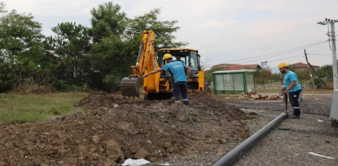 Sapanca’da Göl Mahallesi’nde altyapı çalışmaları