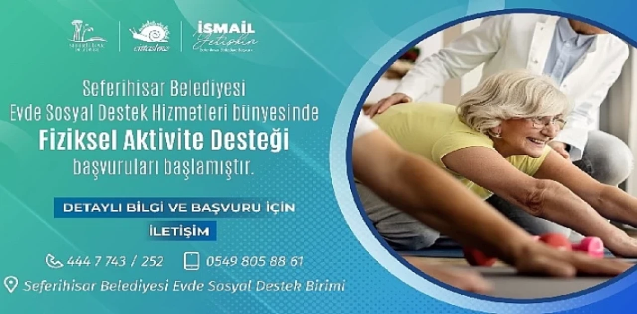 Seferihisar Belediyesi’nden Fiziksel Aktivite Desteği