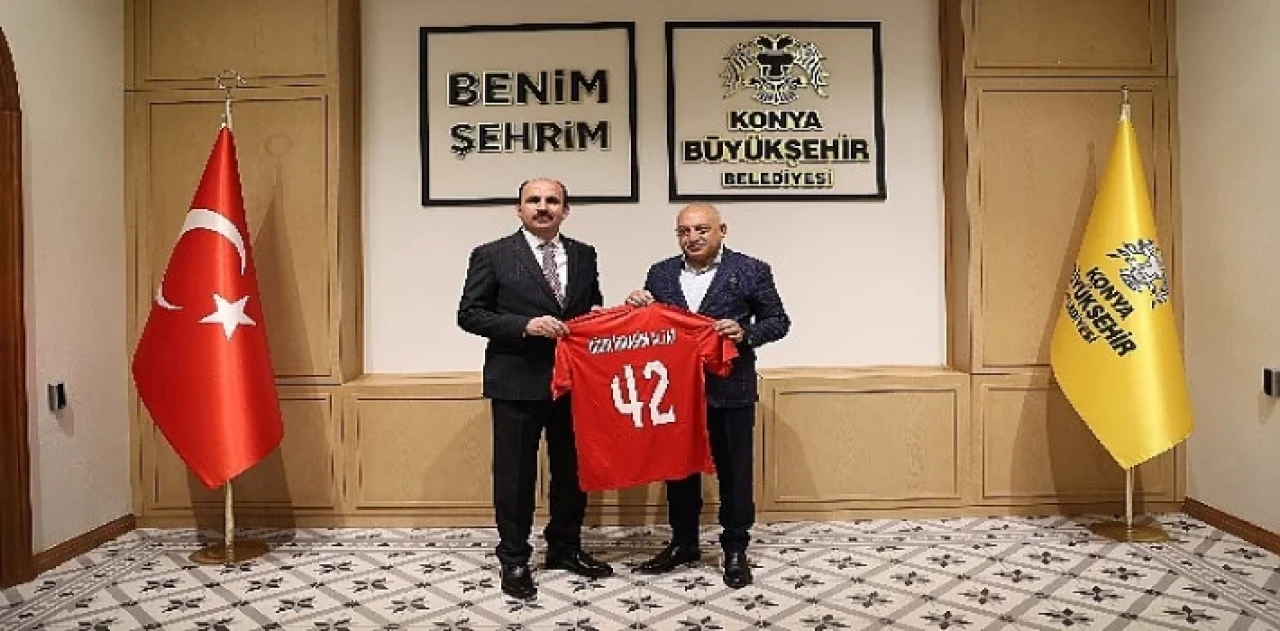 TFF Başkanı Büyükekşi Başkan Altay’ı Ziyaret Etti