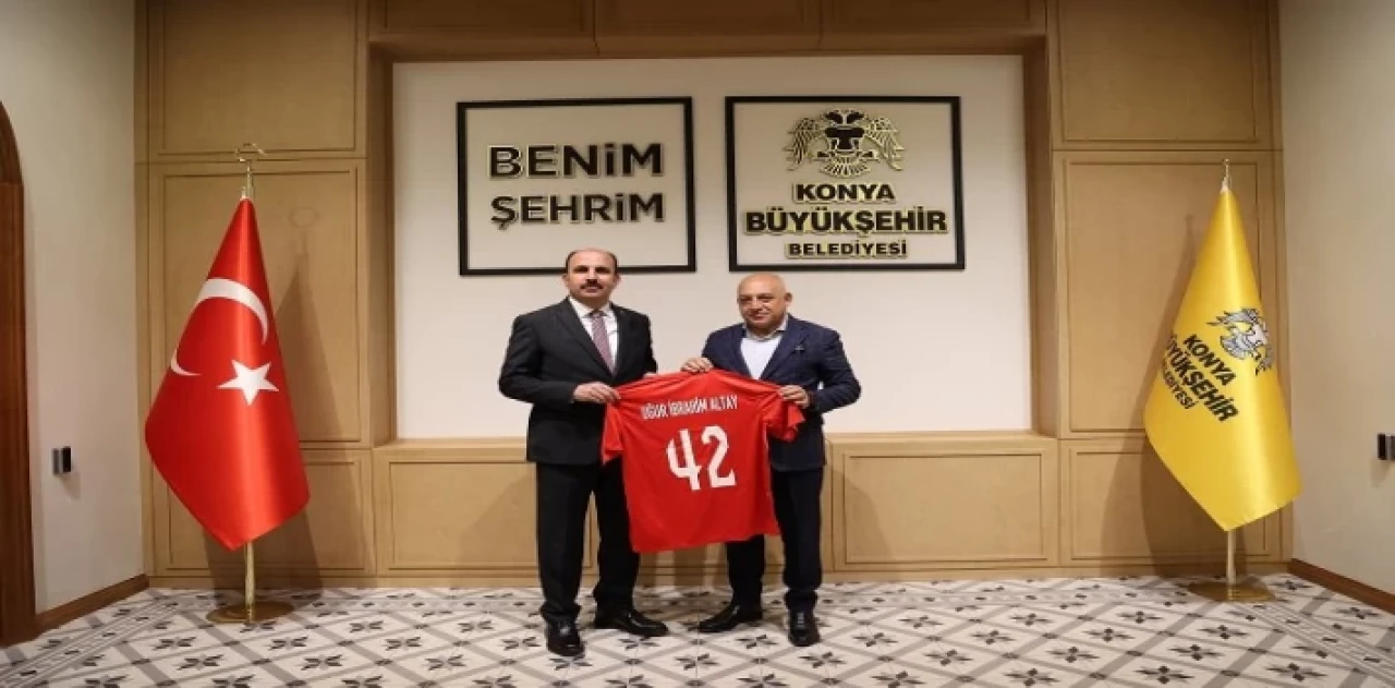 TFF Başkanı Büyükekşi’den Konya Büyükşehir’e ziyaret