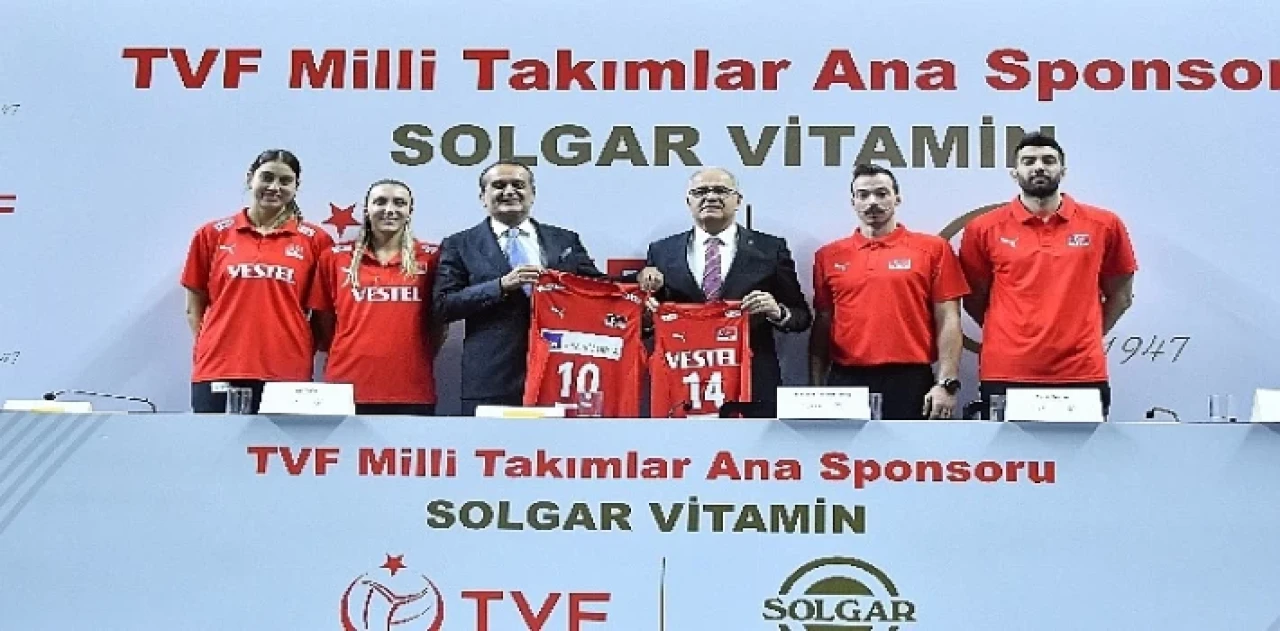 Türkiye Voleybol Federasyonu ile Solgar Vitamin Sponsorluk Anlaşmasını İmzaladı