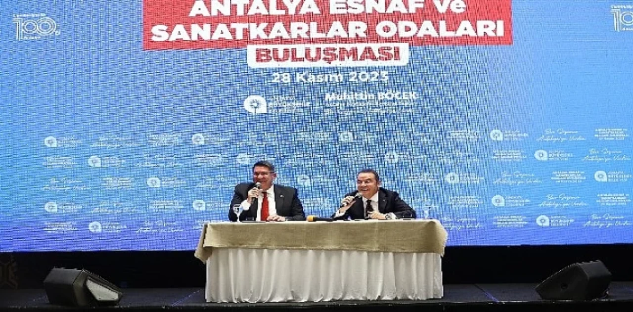 Başkan Böcek esnaf odaları başkanları ile buluştu