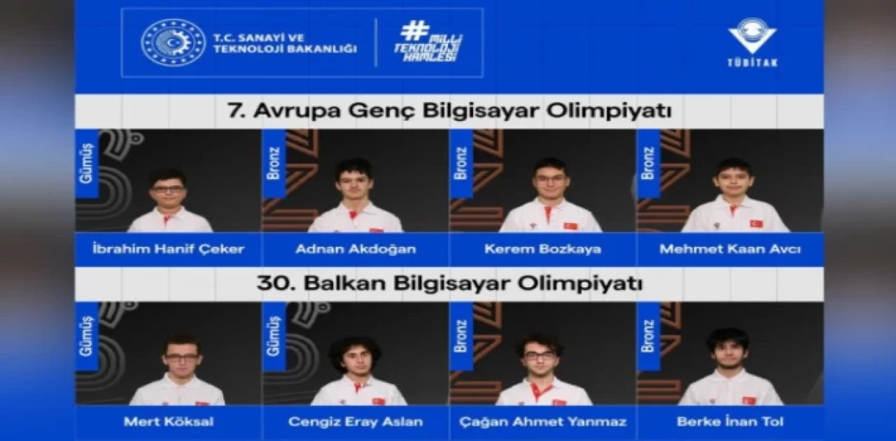 Bilgisayar Olimpiyatları’nda gururlandıran başarı