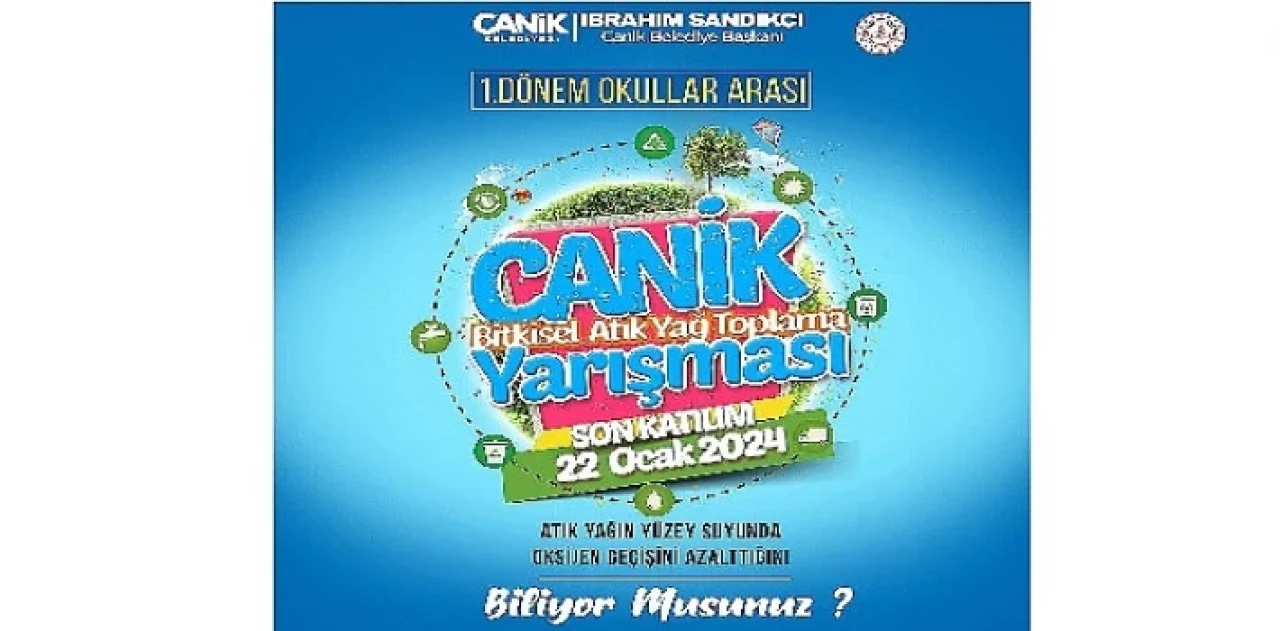 Canik’te Bitkisel Atık Yağ Toplayan Öğrencilere Ödül