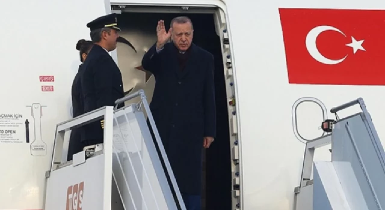 Cumhurbaşkanı Erdoğan, Suudi Arabistan'a gitti