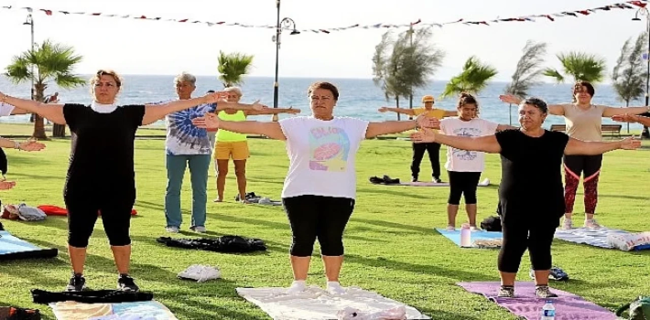 Didim belediyesi’nin pilates etkinlikleri devam ediyor