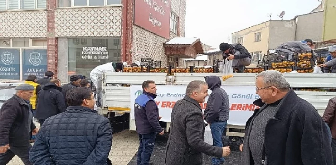 Hatay erzin’den ılgaz halkına gönül bağı