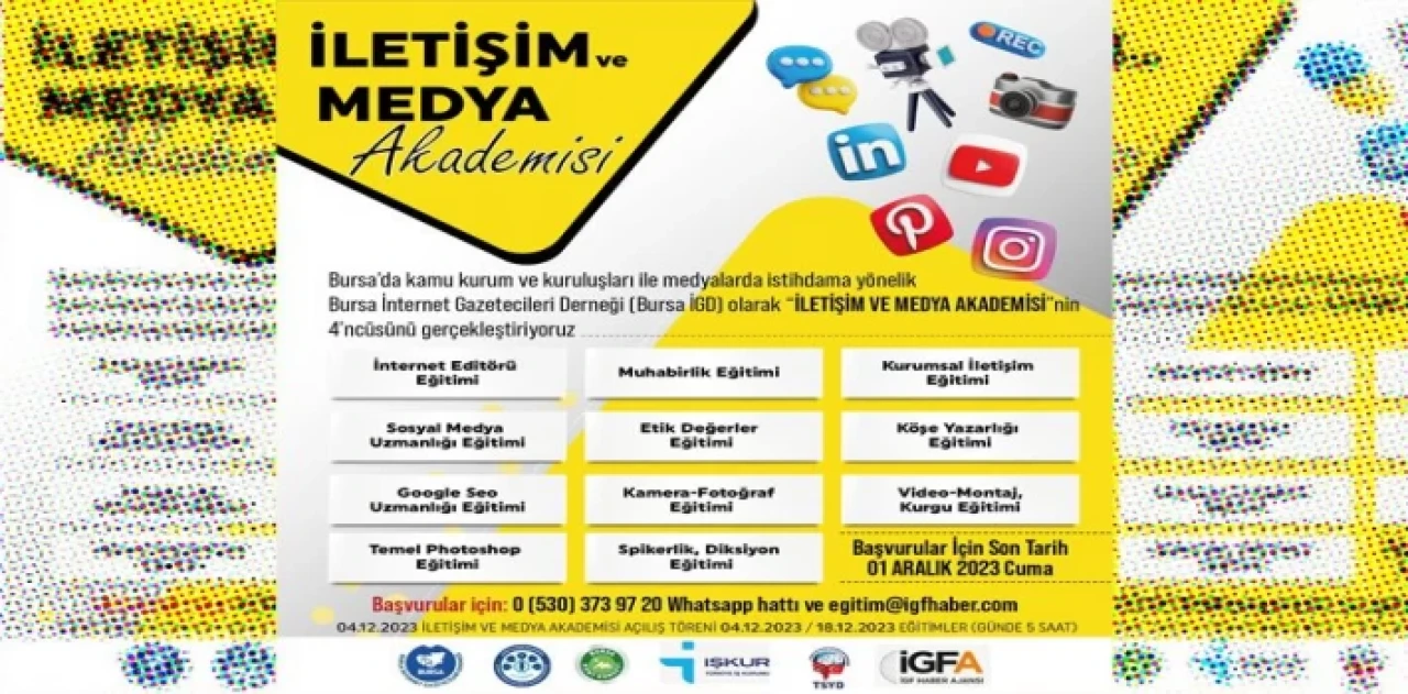 İletişim ve Medya Akademisi başlıyor