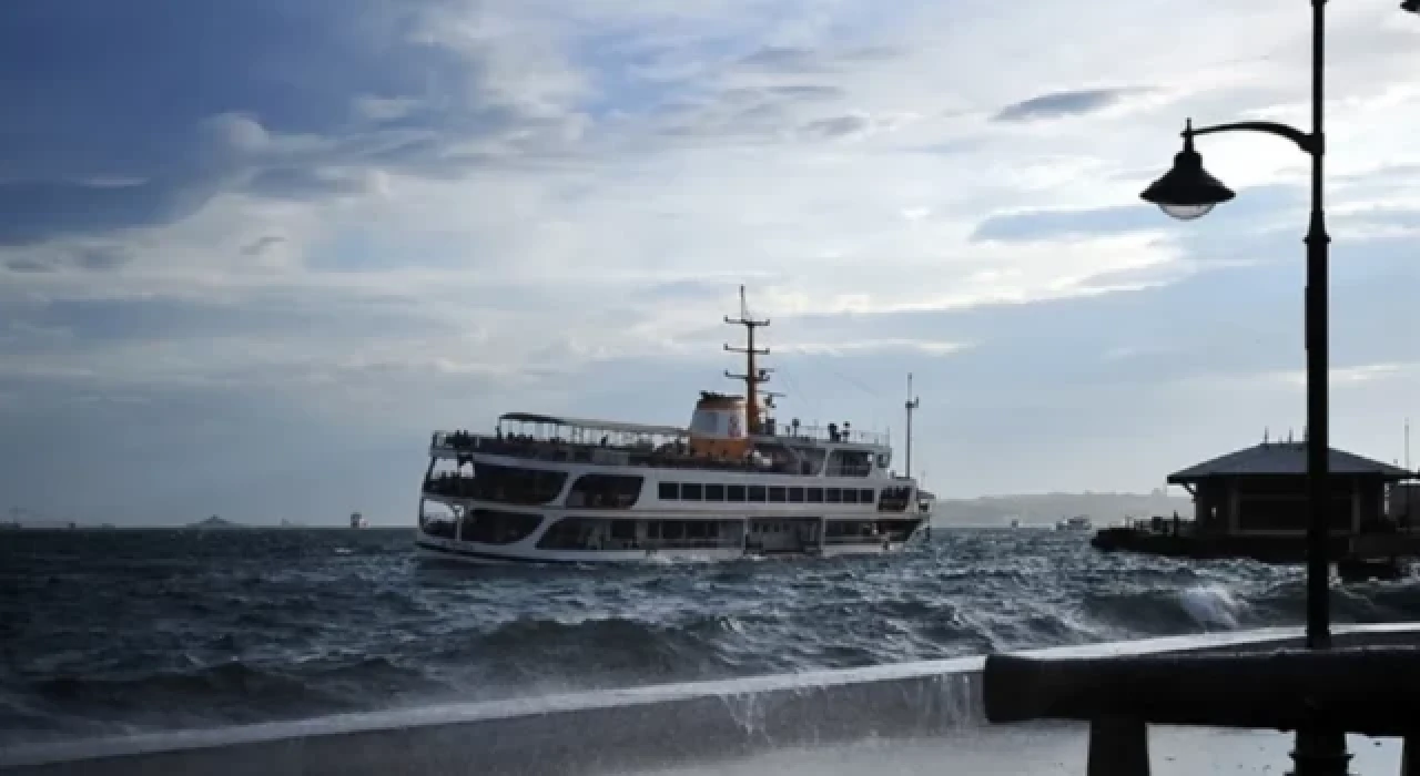 İstanbul'da bazı vapur seferleri iptal