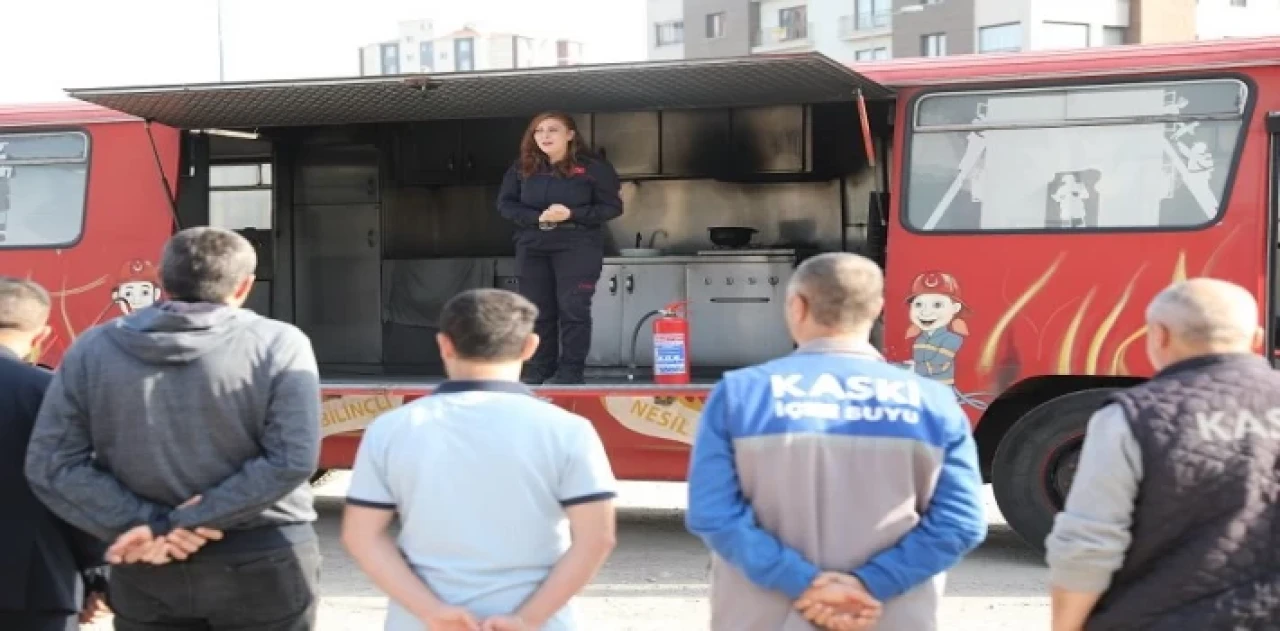 KASKİ personeline yangın güvenliği eğitimi