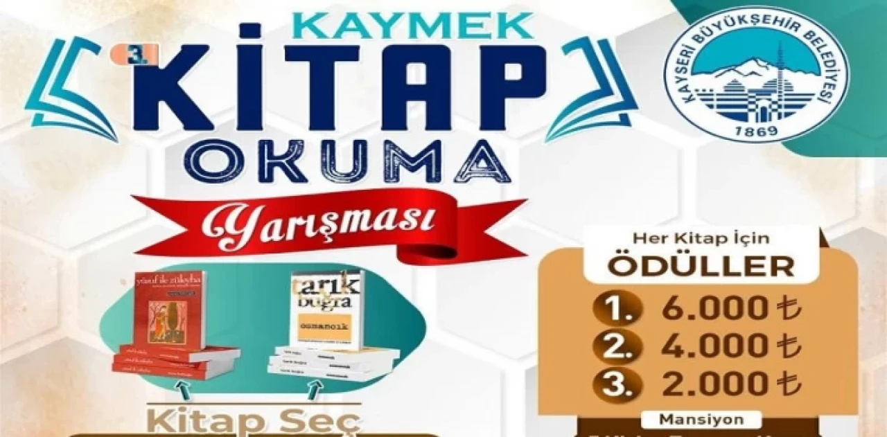 KAYMEK’ten üçüncüsü kitap okuma yarışması