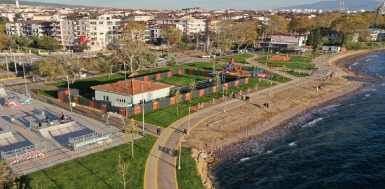 Kocaeli’nin Yarımca sahil parkı çok güzel oldu