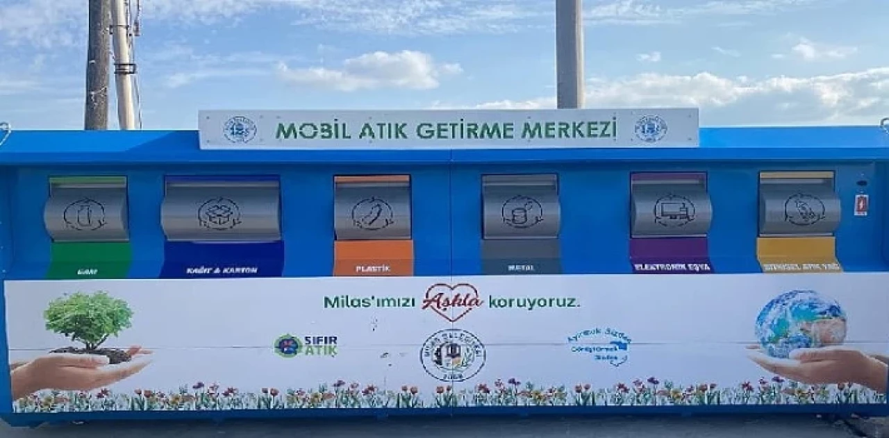 Milas belediyesi, geri dönüşüm çalışmalarını sürdürüyor