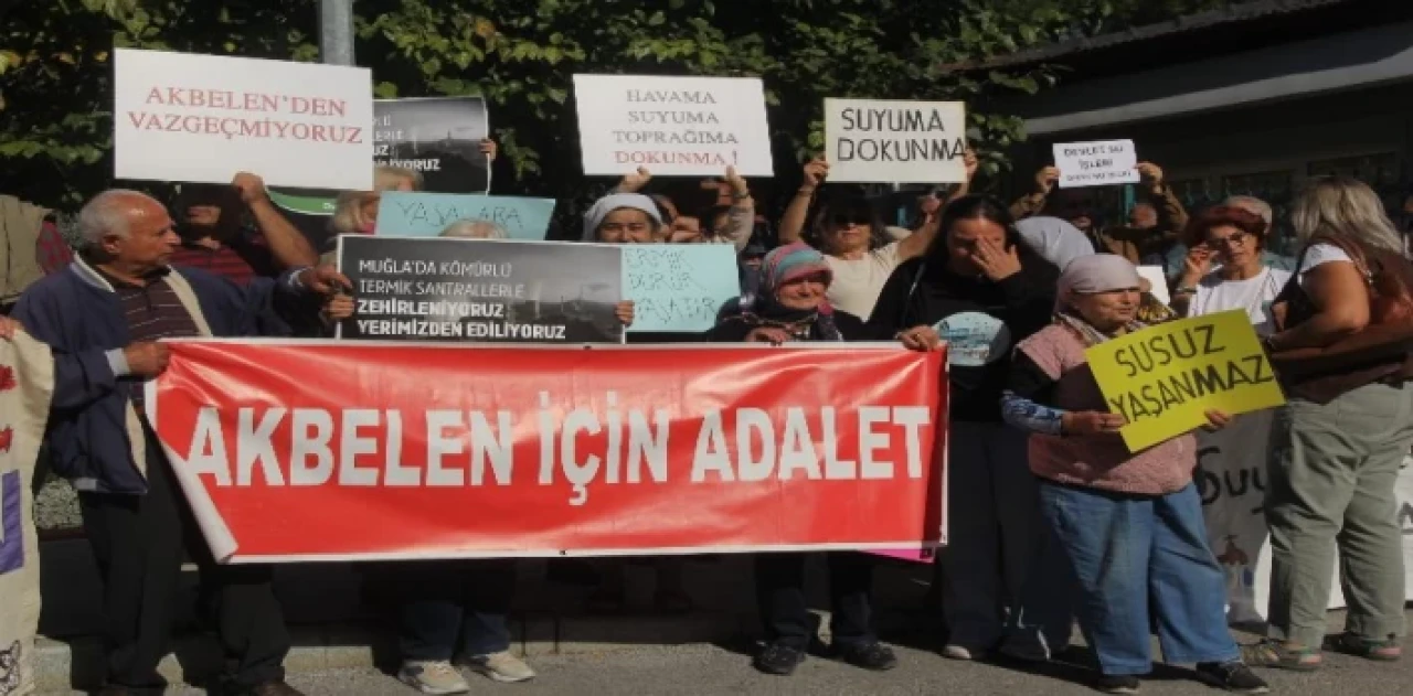 Muğla’da DSİ önünde ’su hakkı’ talebi