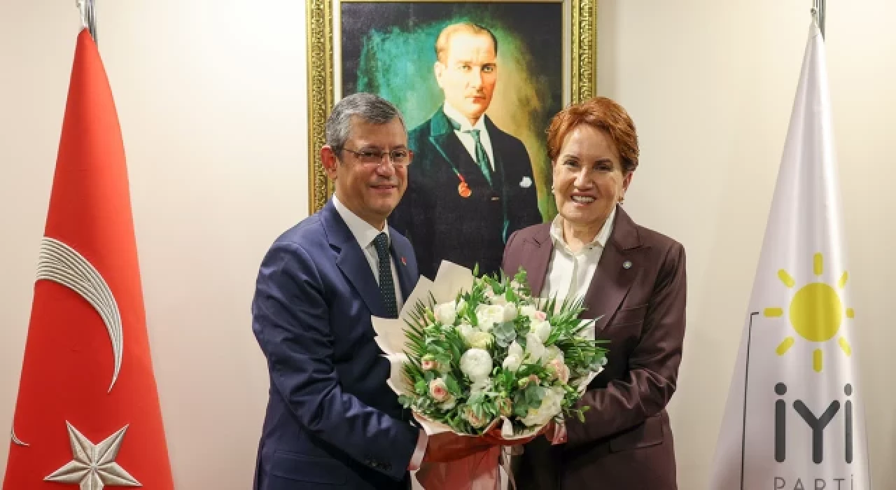 Özel ve Akşener görüşmesi İYİ Parti binasında başladı